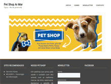 Tablet Screenshot of petshoparmar.com.br